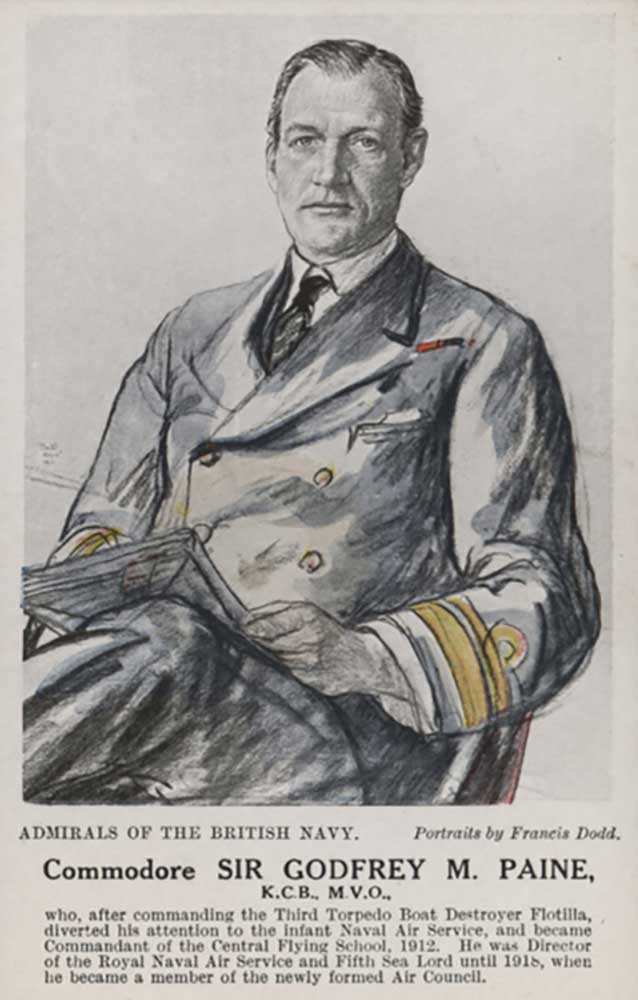 Commodore Sir Godfrey M Paine a Francis Dodd