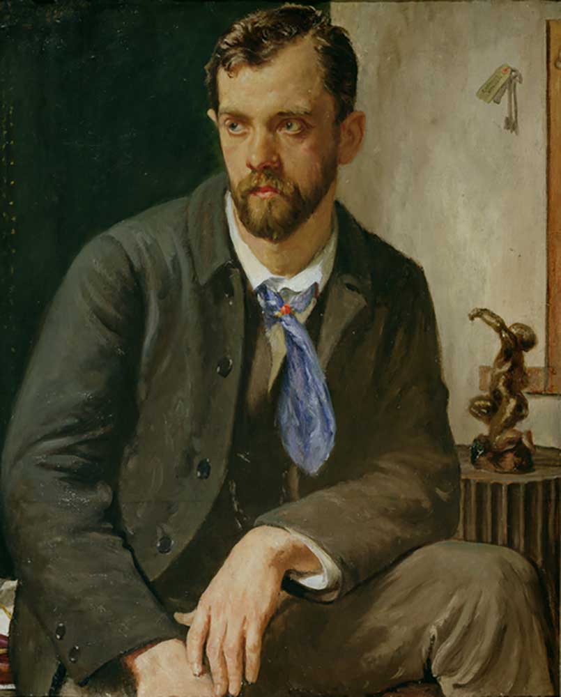 Portrait of Charles Holden (1875-1960) a Francis Dodd