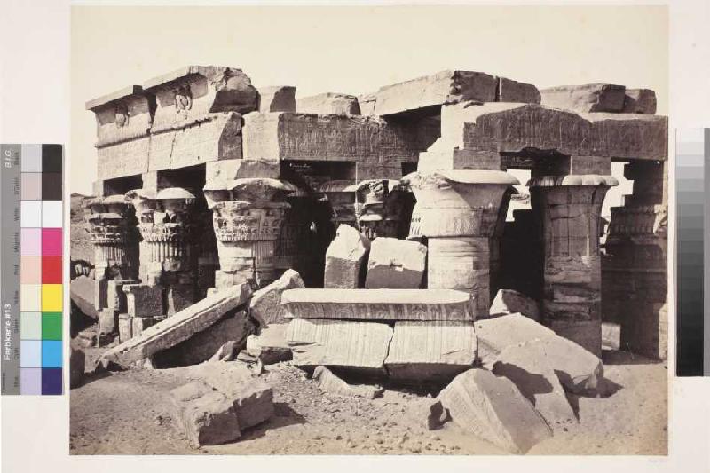 Der Tempel von Kom Ombo in Oberägypten a Francis Frith