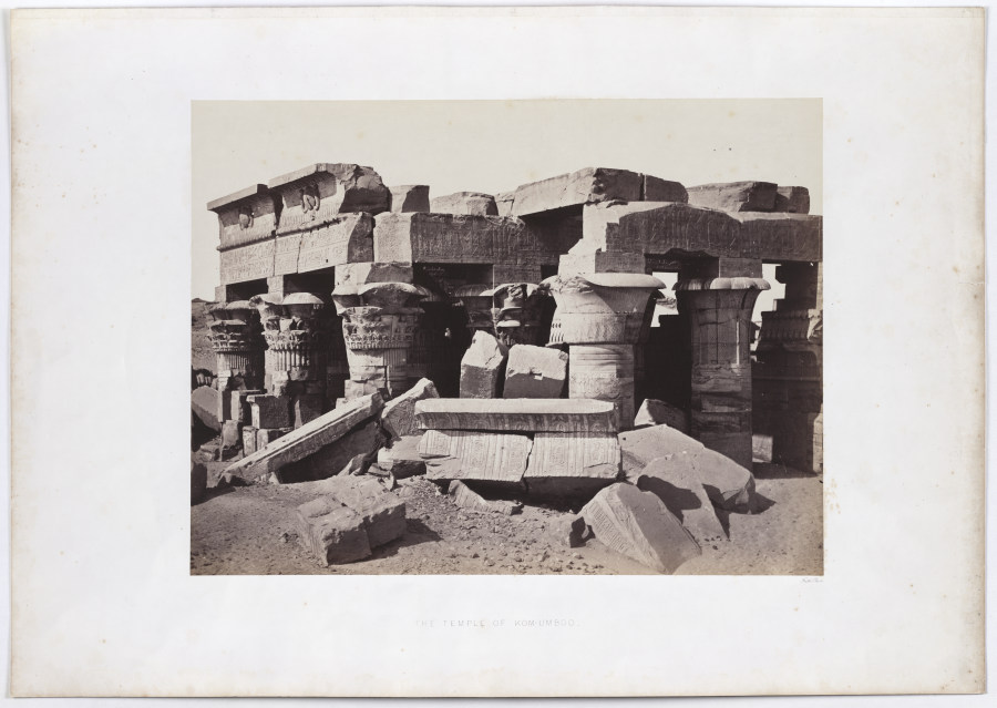 Temple of Kom Ombo in Upper Egypt a Francis Frith
