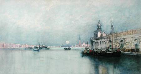 Moonrise on the Grand Canal a Francis Hopkinson Smith