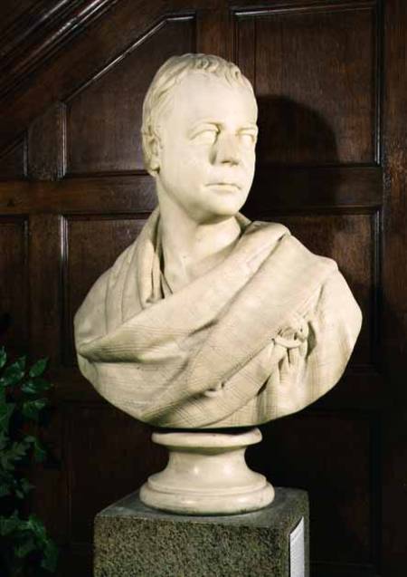 Sir Walter Scott, portrait bust a Francis Legatt Chantrey