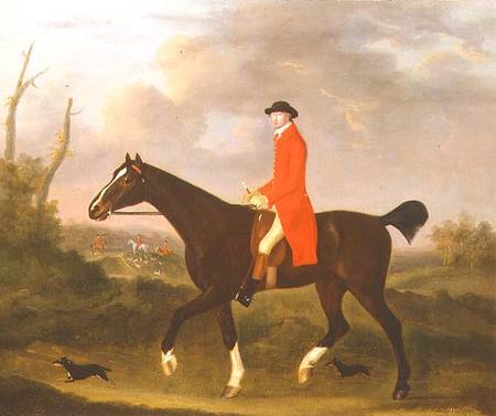 A Gentleman on his Hunter riding to Hounds a Francis Sartorius