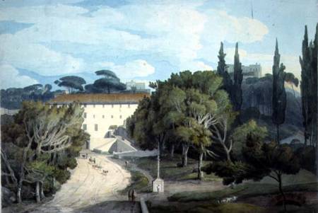 The Convent of St. Eufebio, near Naples a Francis Towne
