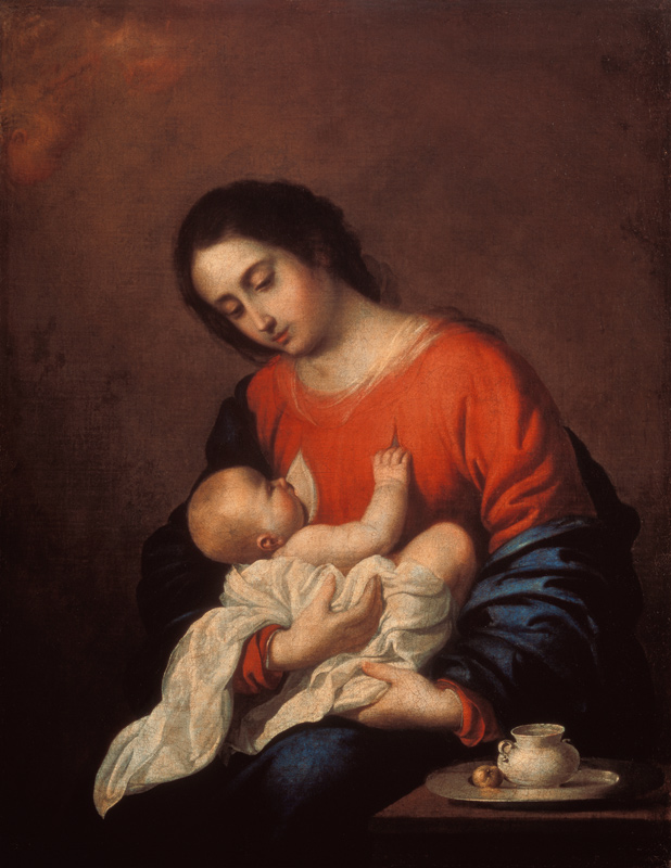 Maria mit dem Kind a Francisco de Zurbarán (y Salazar)