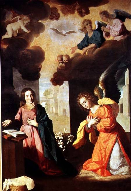 The Annunciation a Francisco de Zurbarán (y Salazar)