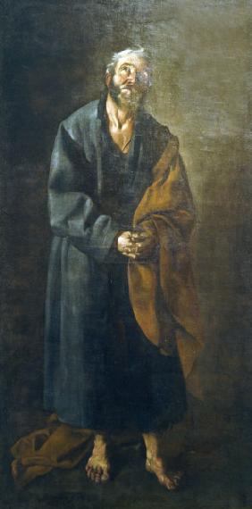 F. de Zurbarán, der Apostel Petrus