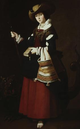 F.de Zurbarán / St. Margaret / 1635-1640