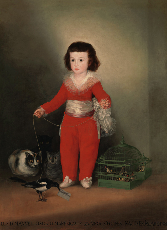 Kinderbildnis. a Francisco Jose de Goya
