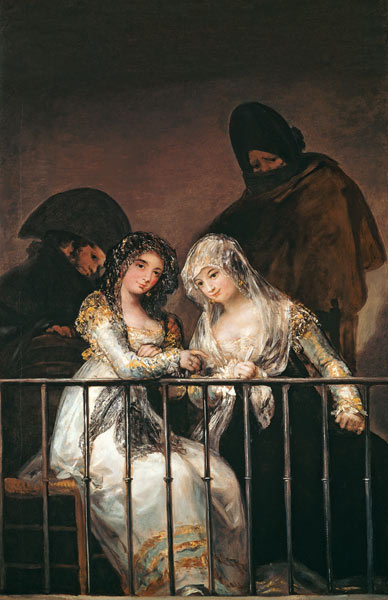 Majas on a dress circle a Francisco Jose de Goya