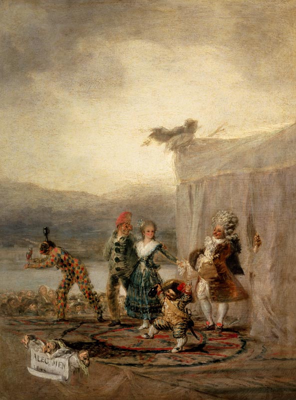 Strolling Players a Francisco Jose de Goya