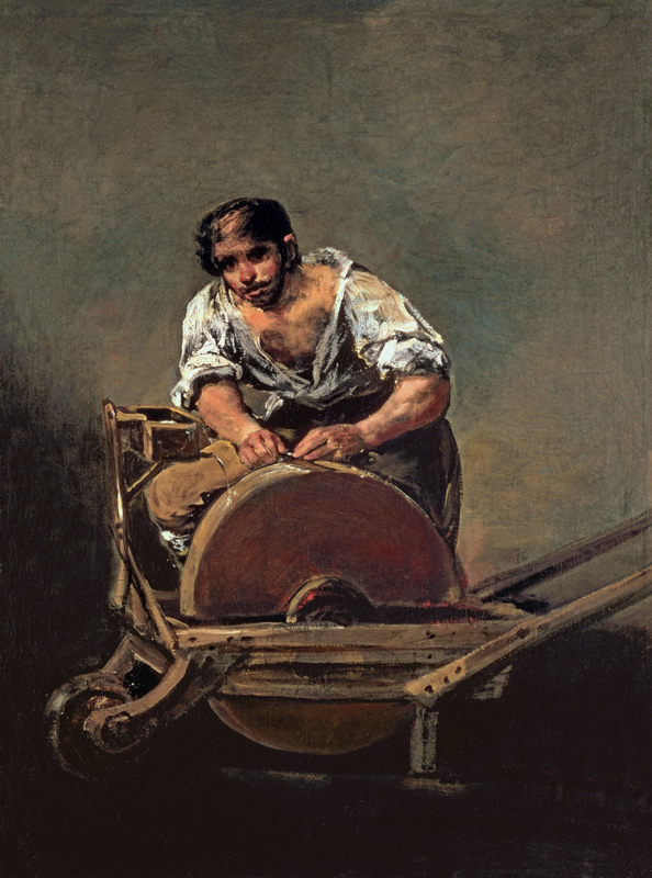 The Knife-Grinder a Francisco Jose de Goya