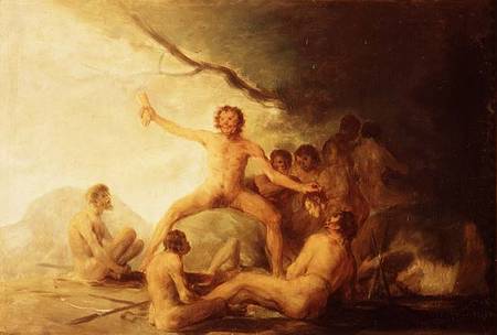 Cannibals savouring Human Remains a Francisco Jose de Goya