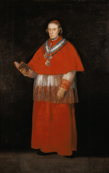 The cardinal Luis Maria de Borbón y Vallabriga. a Francisco Jose de Goya