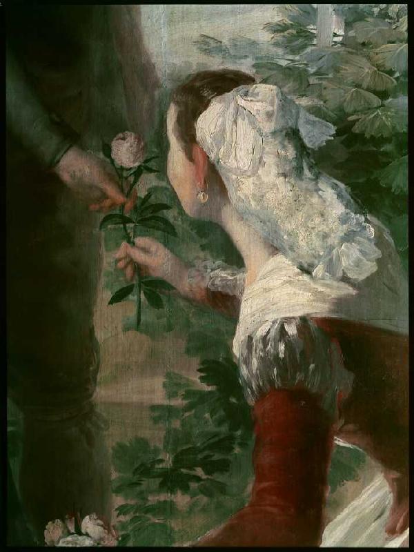 Der Frühling (Detail). a Francisco Jose de Goya