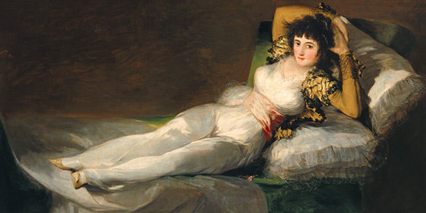 The dressed Maja a Francisco Jose de Goya