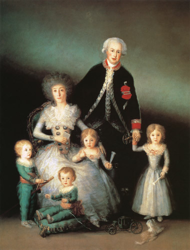 The Duke of Osuna and his Family a Francisco Jose de Goya