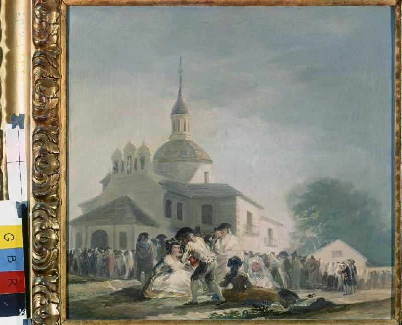 The Einsiedelei of the St. Isidor a Francisco Jose de Goya