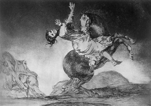 El caballo raptor a Francisco Jose de Goya