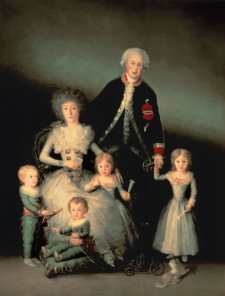 Duke of Osuna and family a Francisco Jose de Goya