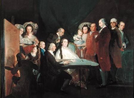 The Family of the Infante Don Luis de Borbon a Francisco Jose de Goya