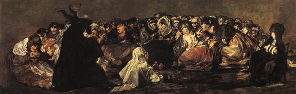 Witches' sabbath a Francisco Jose de Goya
