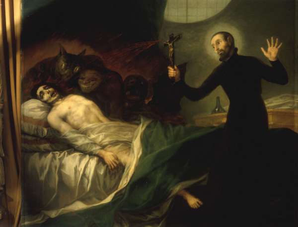 Francis of Borgia, deathbed a Francisco Jose de Goya