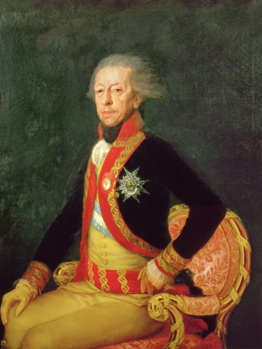 General Antonio Ricardos (1727-94) a Francisco Jose de Goya