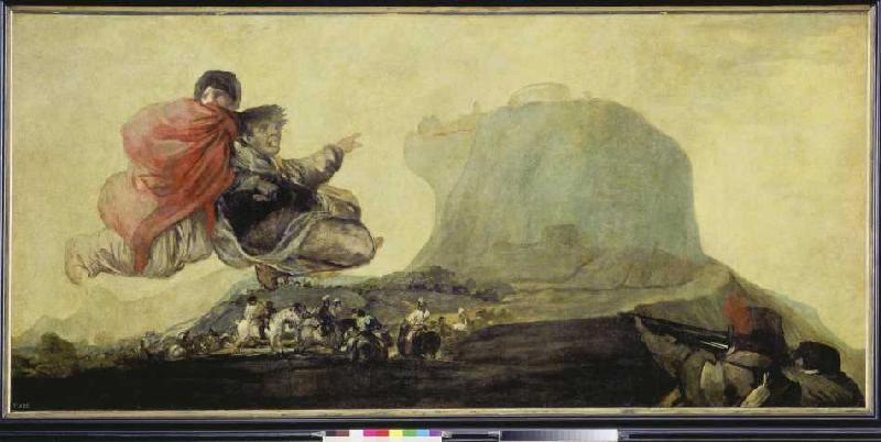 (witches' sabbath end the black pictures of the Quinta del Sordo) a Francisco Jose de Goya