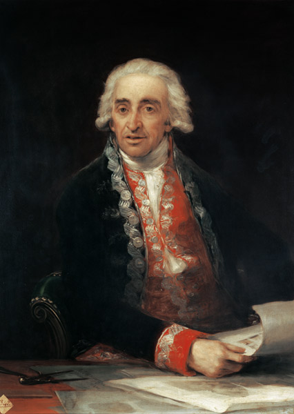 Portrait of the Juan de Villanueva. a Francisco Jose de Goya