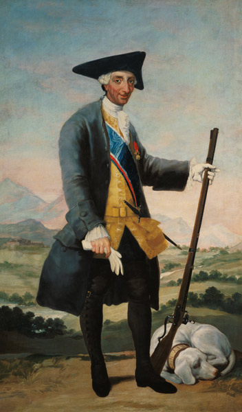 King Charles III as a Huntsman a Francisco Jose de Goya