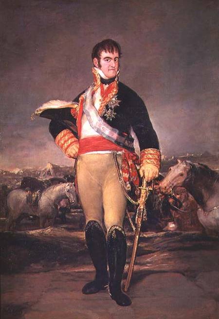 King Ferdinand VII (1784-1833) a Francisco Jose de Goya