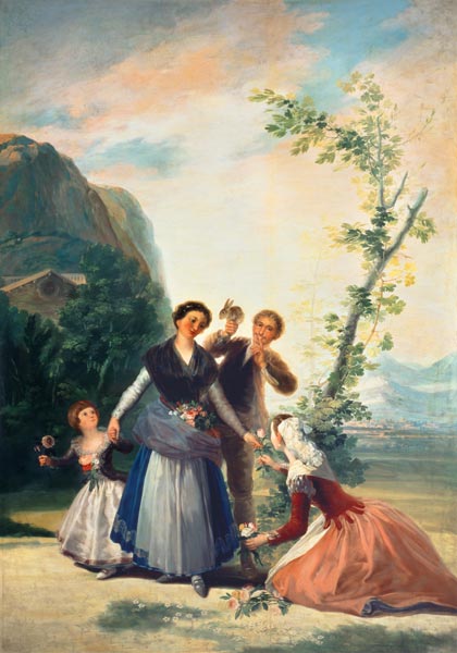 Las Floreras a Francisco Jose de Goya