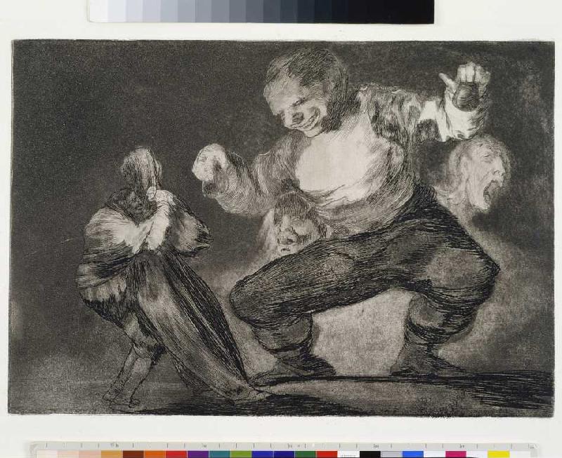 Los Proverbios (Die Sprichwörter). a Francisco Jose de Goya