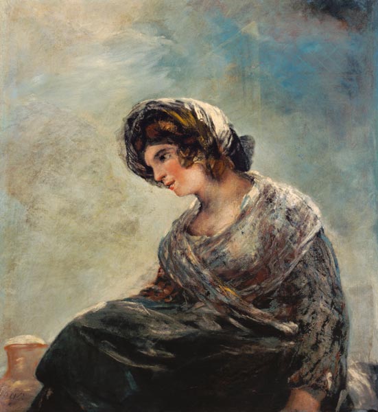 Dairy girl of Bordeaux a Francisco Jose de Goya