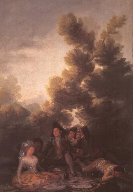 The Picnic a Francisco Jose de Goya