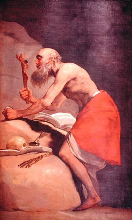 Saint Jerome a Francisco Jose de Goya