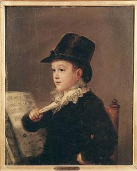 Portrait of Mariano Goya (1806-74)