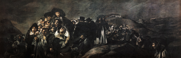 (the pilgrimage of the San Isidro end the black pictures of the Quinta del Sordo) a Francisco Jose de Goya