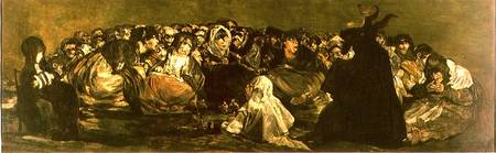 The Witches' Sabbath or The Great He-goat, (one of "The Black Paintings") a Francisco Jose de Goya