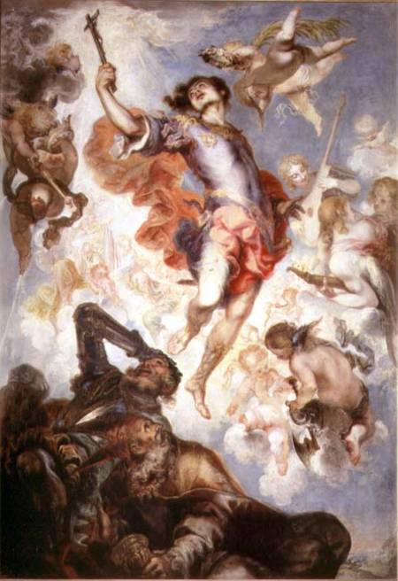 The Triumph of St. Hermengild a Francisco the Younger Herrera