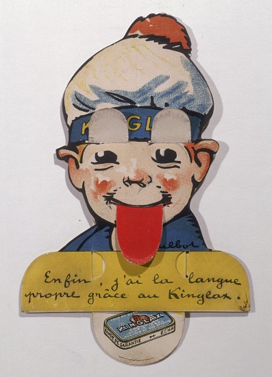 Advertisement for Kinglax laxative Chocolate, early twentieth century a Francisque Poulbot