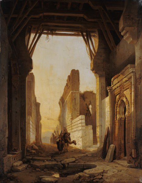 The Gates of El Geber in Morocco a Francois Antoine Bossuet