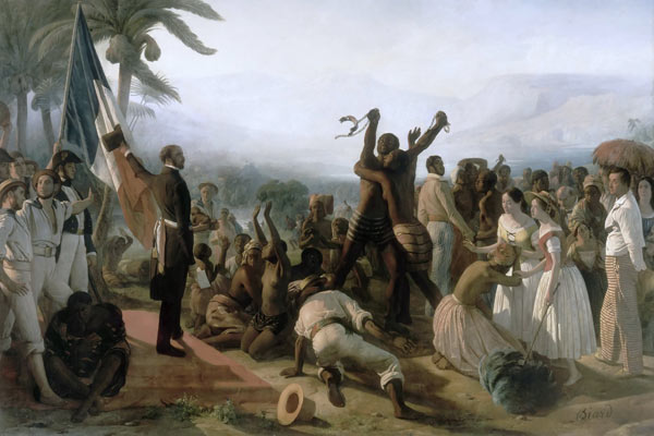 Proclamation of the Abolition of Slavery in the French Colonies, 27 April 1848 a François August Biard