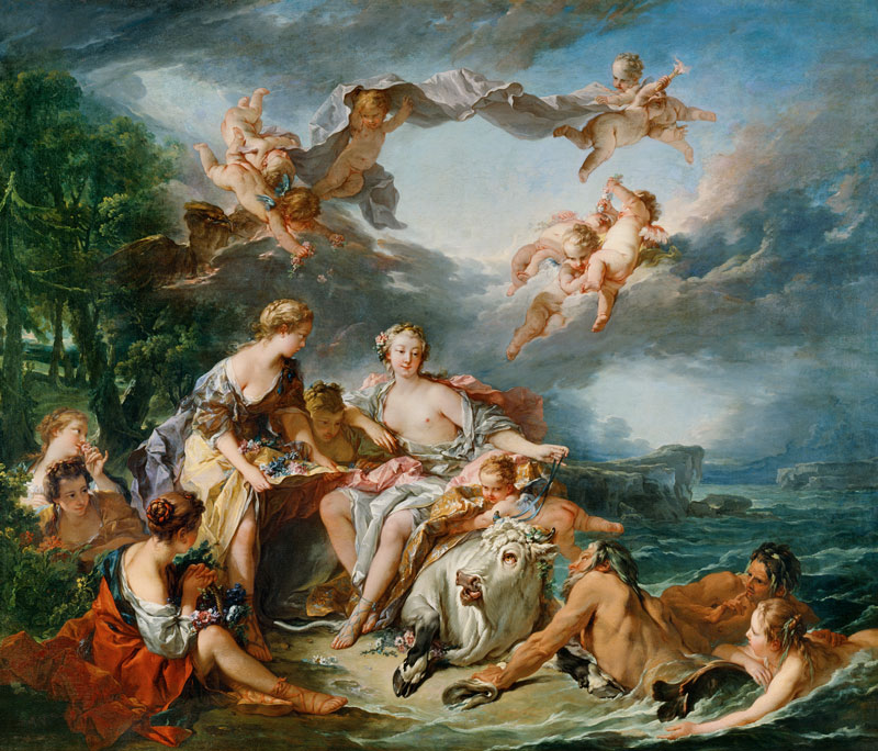 The Rape of Europa a François Boucher