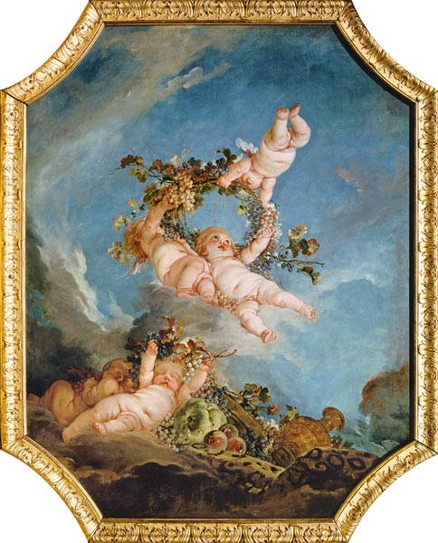Autumn, from a series of the Four Seasons in the Salle du Conseil a François Boucher