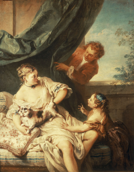The unexpected Visitor a François Boucher