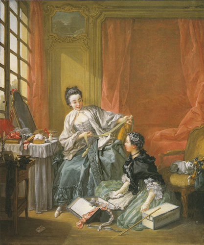 the chandler of fashion (the morning) a François Boucher