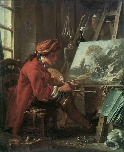 F.Boucher, Der Maler in seiner Werkstatt a François Boucher