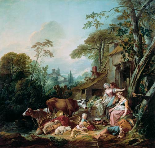 Rural idyll a François Boucher